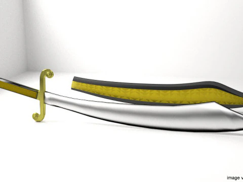 तलवार - दादाओ 3D मॉडल