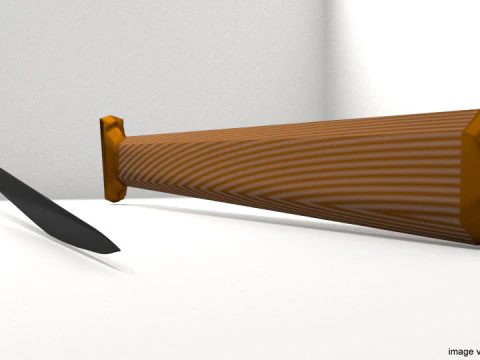 Sword - Malay Longsword 3D Model