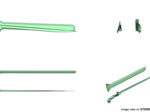 Sword - Malay Longsword Model 3D