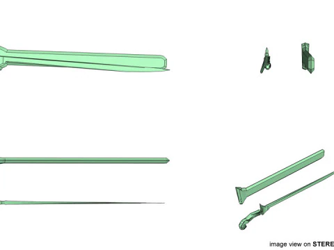 Sword - Malay Longsword 3D Model