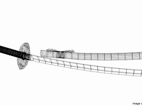 Sword - Samurai Katana 3D Model