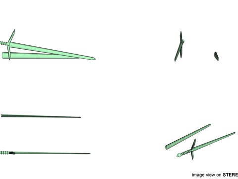 Sword - Scottish Claymore Modelo 3D