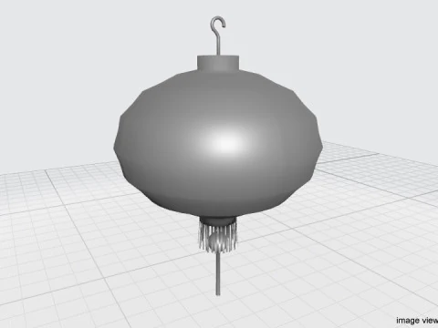 Paper Lantern - Type 1 3D Model