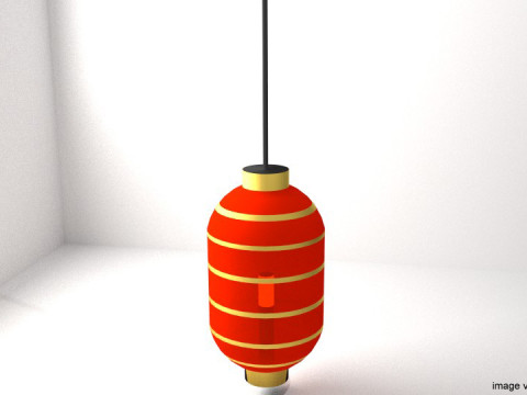 Paper Lantern - Type 2 3Dモデル