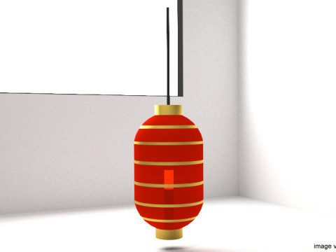 Paper Lantern - Type 2 3D Model