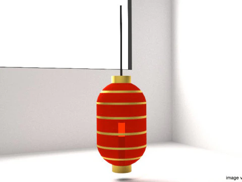 Paper Lantern - Type 2 3D Model