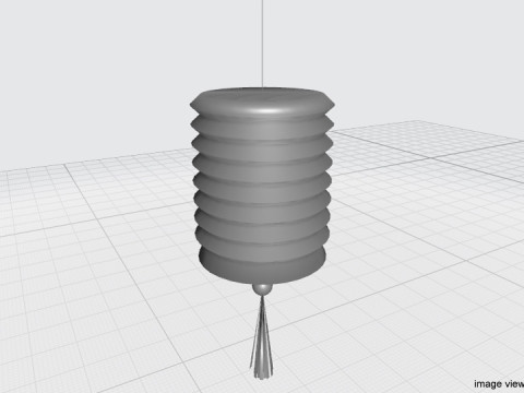 Paper Lantern - Type 3 Modèle 3D
