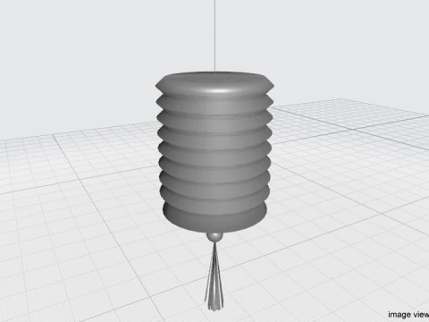 Paper Lantern - Type 3 3D Model