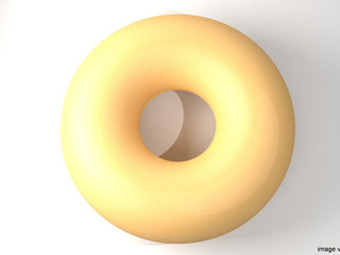 Bread - Bagel 3D Модель