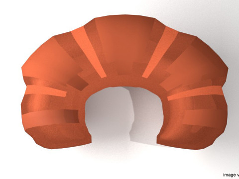Bread - Croissant 3D Модель