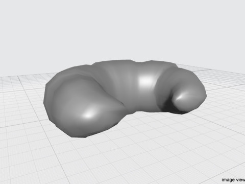 Bread - Croissant 3D Модель