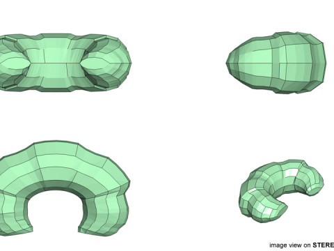 Bread - Croissant 3D Модель