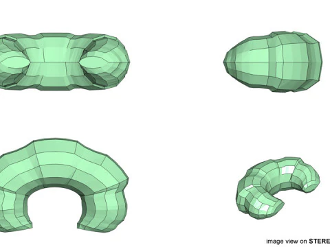 Bread - Croissant 3D Model