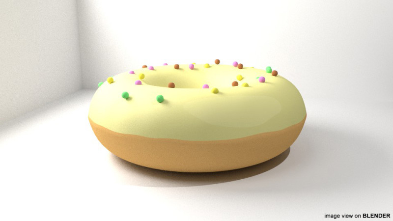 Bread - Doughnut 3Dモデル .c4d .max .obj .3ds .fbx .stl .blend