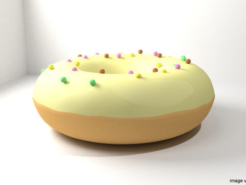 Bread - Doughnut 3D Model