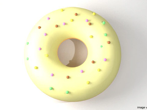 Bread - Doughnut 3D Model