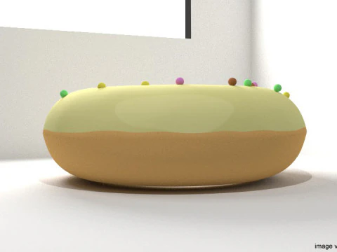 Bread - Doughnut 3D Model