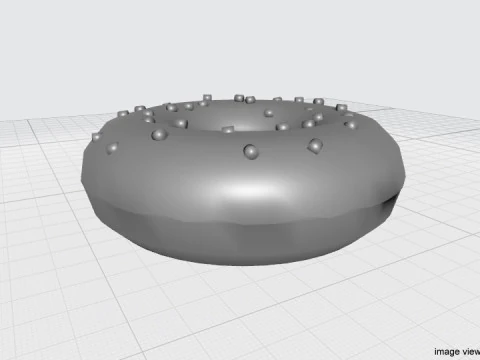 Bread - Doughnut 3D Model
