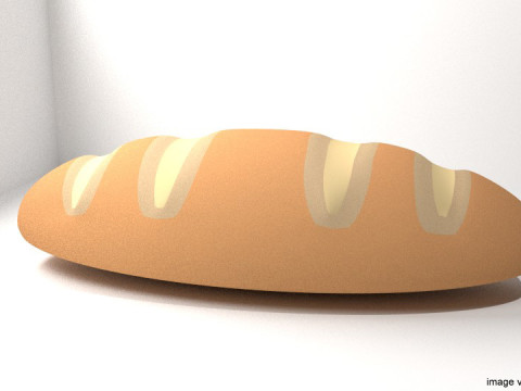 Bread - Frenchbread 3Dモデル