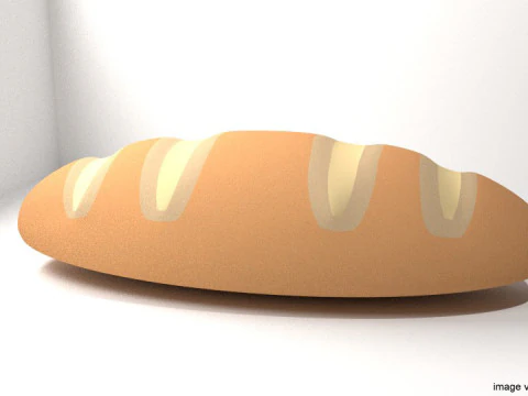 Pane - Pane francese Modello 3D