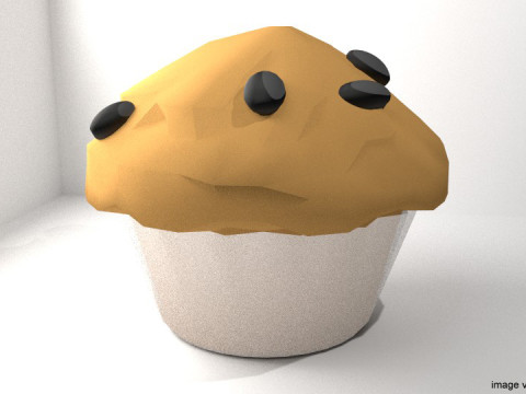 Bread - Muffin 3D 모델