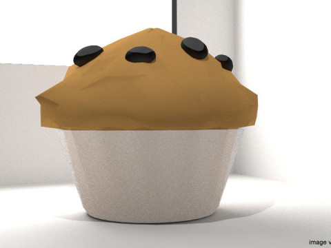 Bread - Muffin Model 3D