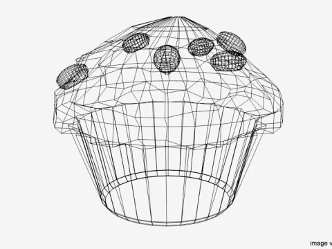 Bread - Muffin Model 3D
