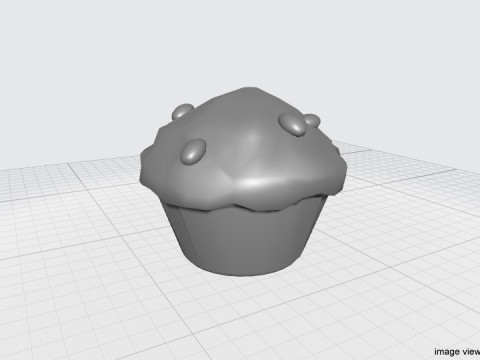 Bread - Muffin Model 3D
