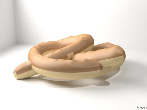Bread - Pretzel 3Dモデル