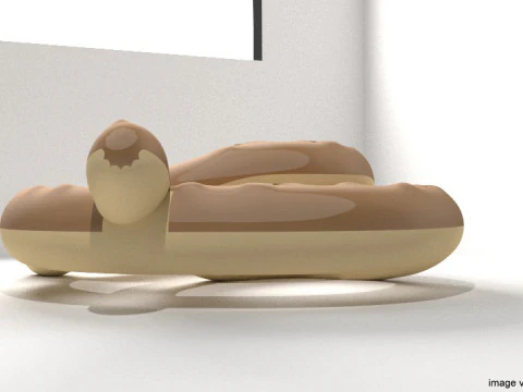 Bread - Pretzel 3D Model