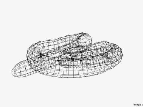 Bread - Pretzel 3D Model