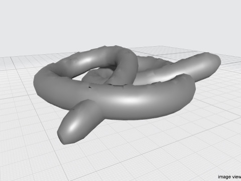 Bread - Pretzel 3Dモデル