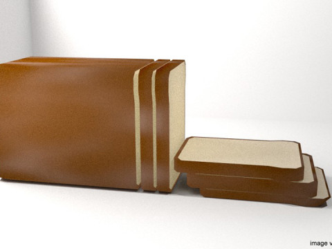 Bread - Whitebread 3D Model