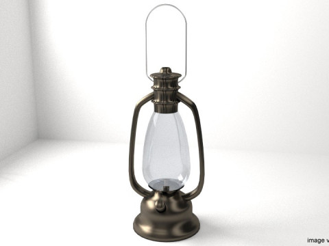 Lamp - Antique 3D 模型
