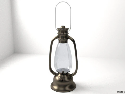 ランプ - アンティーク 3Dモデル