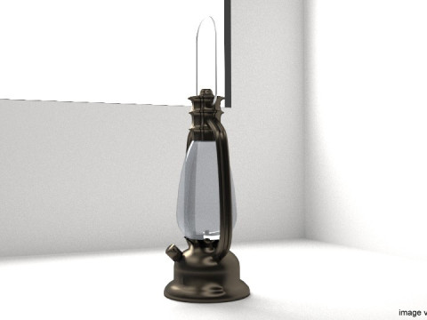 Lamp - Antique 3D 모델