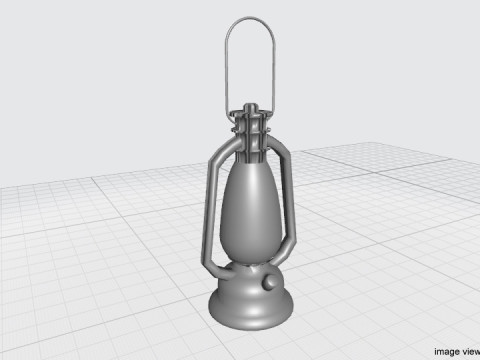 Lamp - Antique 3D 모델