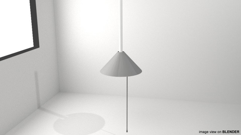 Lamp - Hanger 3D Модель .c4d .max .obj .3ds .fbx .stl .blend 