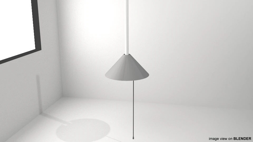 Lamp - Hanger 3D Model .c4d .max .obj .3ds .fbx .stl .blend 