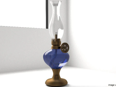 Лампа - Керосиновая 3D Модель