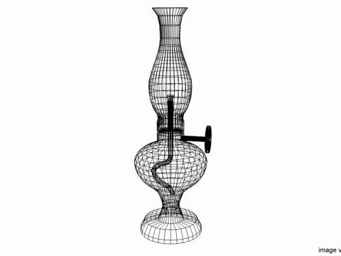Лампа - Керосиновая 3D Модель