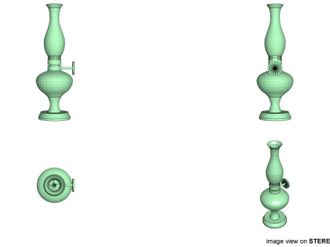 Лампа - Керосиновая 3D Модель