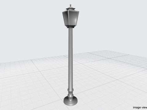 Lamp - Pole Model 3D