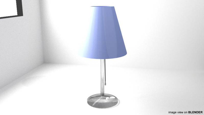 Lamp - Table 3D Model .c4d .max .obj .3ds .fbx .stl .blend 