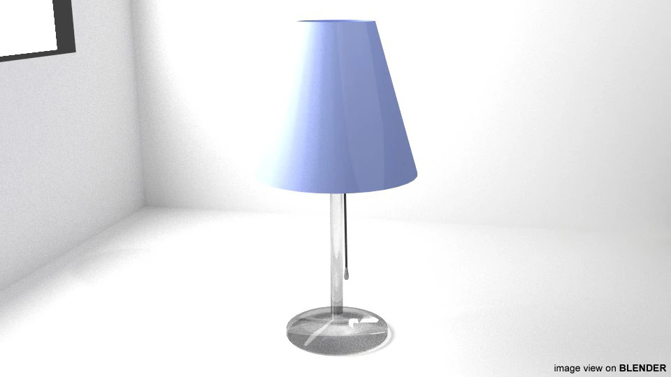 Lamp - Table 3D Model .c4d .max .obj .3ds .fbx .stl .blend 