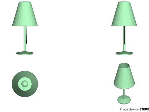 Lamp - Table 3D Model
