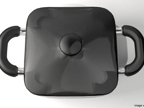 Cookware - Casserole pan 3D Model