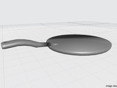 Cookware - Frying pan 3D Model