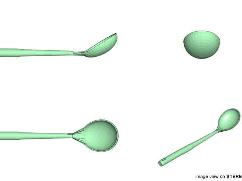 Cookware - Ladle 3D Model