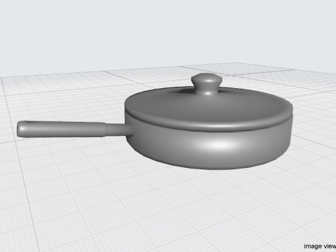 Cookware - Saucepan Model 3D